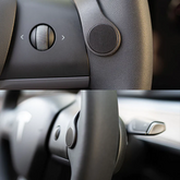 Dispositivo di riduzione del fastidio del pilota automatico per Tesla Model 3/Y - Autopilot Buddy, contrappeso del volante (non adatto per 2024+) Model 3 Altopiano)